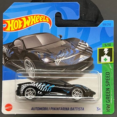 Hot Wheels Automobili Pininfarina Battista - HW Green Speed - HKH57