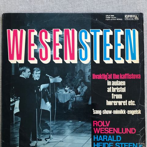 Wesensteen LP - Liveaktig at the kaffistova 1969
