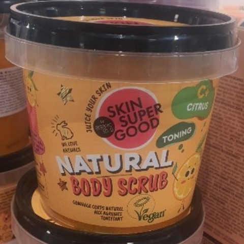 Skin Super Good Natural Body Scrub Toning C+ Citrus 360 ml