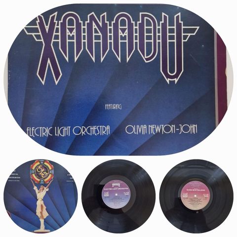 XANADU/OLIVIA NEWTON - JOHN 1980 - VINTAGE/RETRO LP-VINYL (ALBUM)