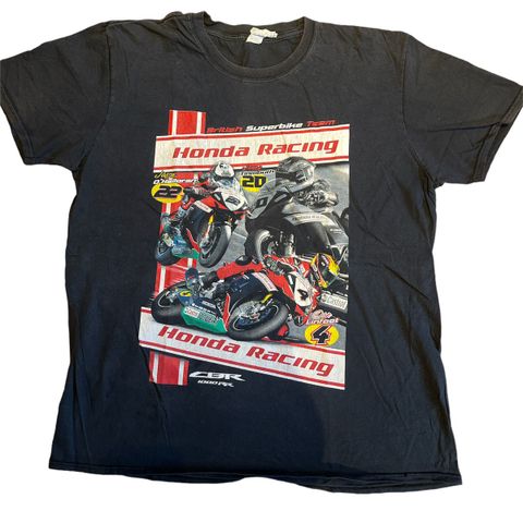 Vintage Racing super bike team t skjorte