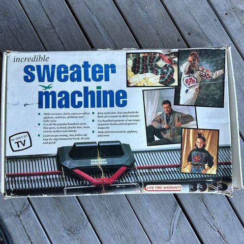 Symaskin MACHINE  Bond Incredible Sweater Machine Knitting Machine