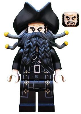 Lego POC Blackbeard minifiguren