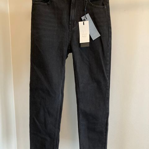 Jeans/dongeri/bukse Black Denim, Straight fit, størrelse W:27, L:32