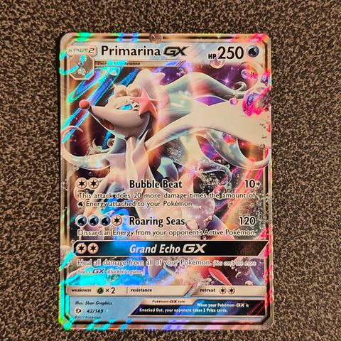 42/149 Primarina GX - Sun & Moon - Base Set