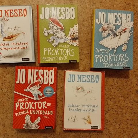 DOKTOR PROKTOR BØKER - Jo Nesbø