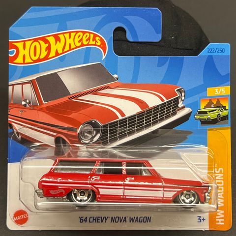 Hot Wheels 64 Chevy Nova Wagon - HW WAGONS -HKH70