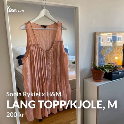 Lang topp/kjole, str M