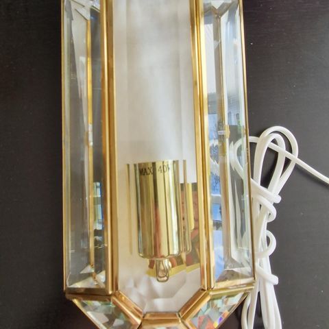 Vintage Sirius SG vegglampe tiffany style