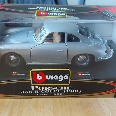 Burago Porsche 356b 1961 Bijoux Collection Bil Ny