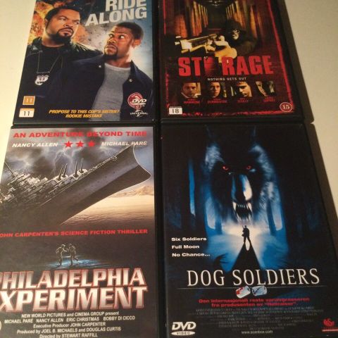 Philadelphia Experimentet - Dog Soldiers - Ride Along - Storage. Norske tekster