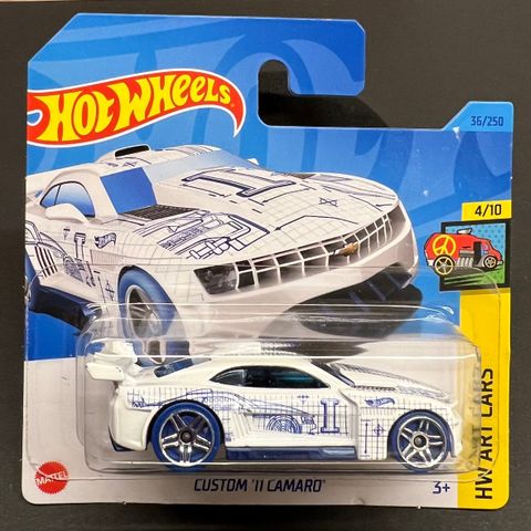 Hot Wheels Custom 11 Camaro - HW ART CARS - - HKK17