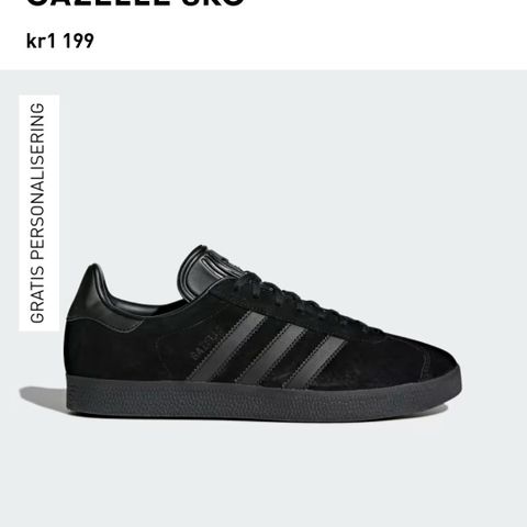 GAZELLE sko fra Adidas str 44