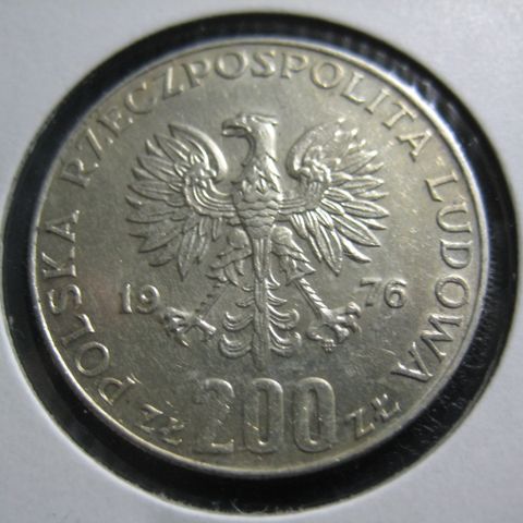200 slotty Polen 1976 sølv