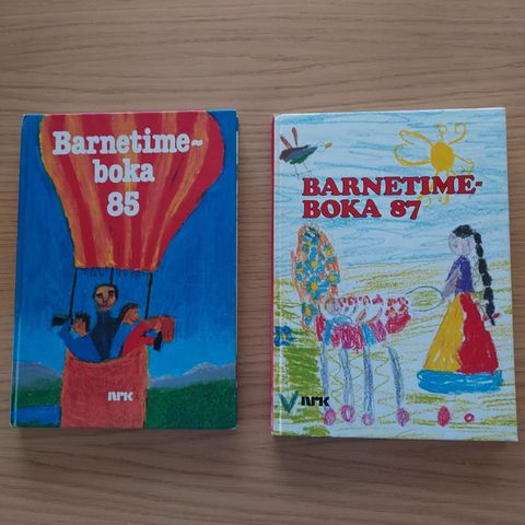 Barnetimeboka fra 1985 og 1987
