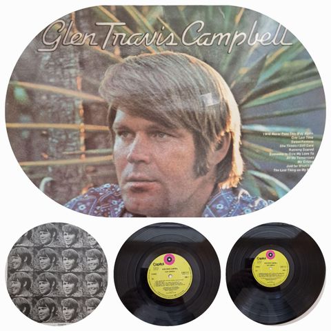 GLEN CAMPBELL/GLEN TRAVIS CAMPBELL 1972 - VINTAGE/RETRO LP-VINYL (ALBUM)