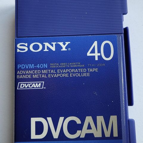 DVCAM PDVM-40N Sony videokassetter