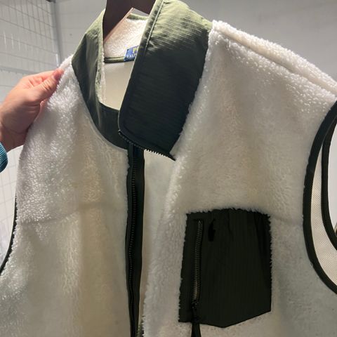 Polo hybrid fleece vest
