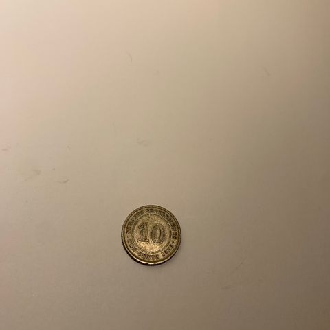 10 cents George V King and Emperor of India, Straits Settlements 1926