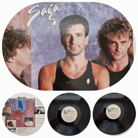 SAGA/WILDEST DREAMS 1987 - VINTAGE/RETRO LP-VINYL (ALBUM)