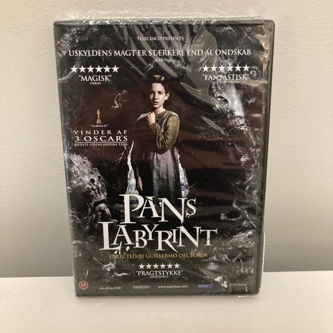 Pans labyrint DVD selges