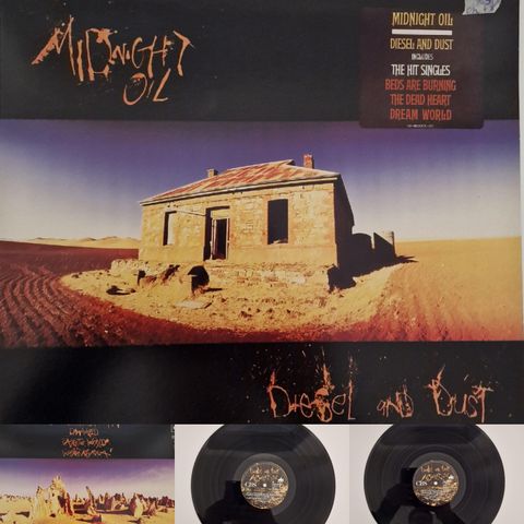 MIDNIGHT OIL/BEDS ARE BURING 1986 - VINTAGE/RETRO LP-VINYL (ALBUM)