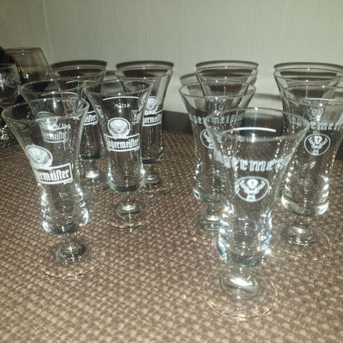 10stk Jägermeister glass selges samlet kr 500,-