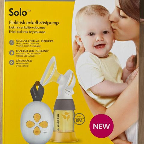 Medela solo brystpumpe (ubrukt)