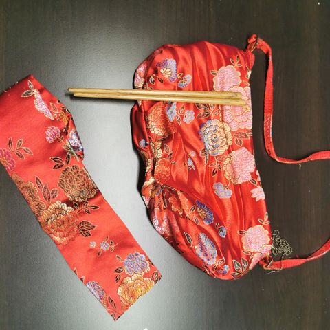 Japansk inspirert "silke" veske