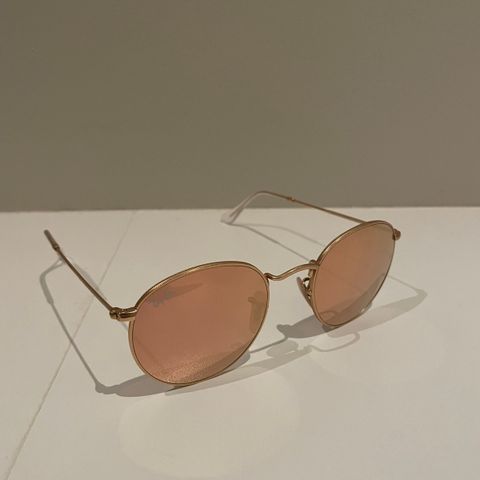 Ray Ban Round Metal (rosa/champagne-farget)