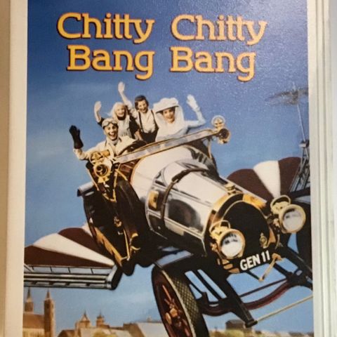 Chitty Chitty Bang Bang VHS 🔥som ny!! / gamle filmen 🚨SJELDEN!