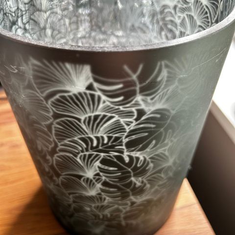 Blå vase/ pynt / interiør