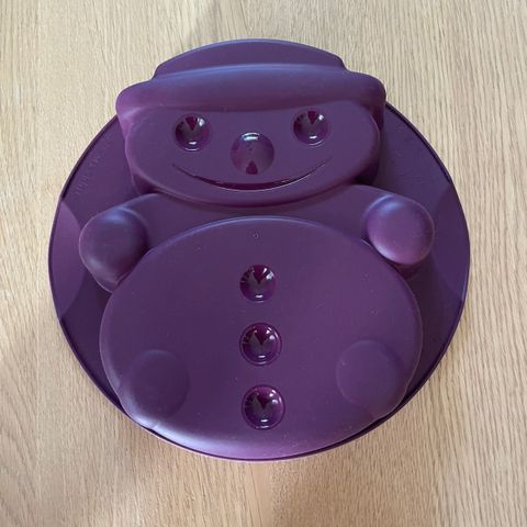 Snømann kakeform fra Tupperware