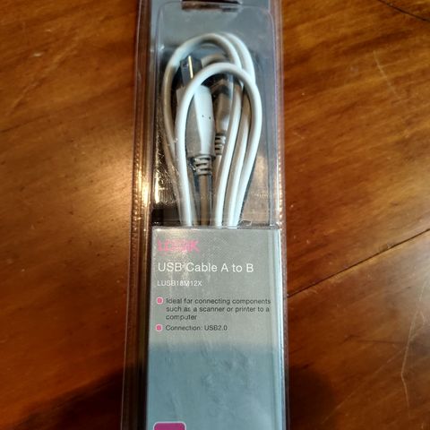 LOGIK USB 2.0, A - B, 1,8 m