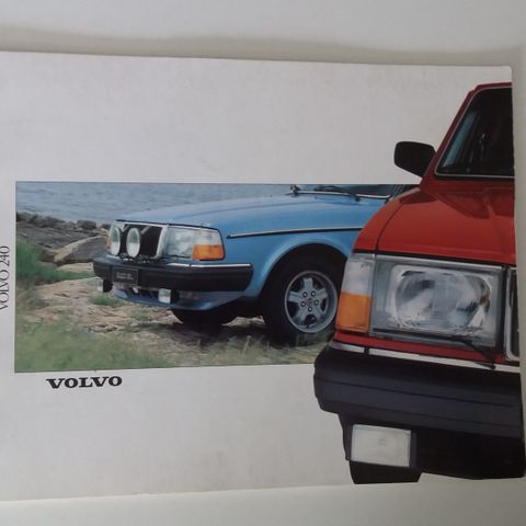 VOLVO 240 TILBEHØR -brosjyre. (Svensk tekst)