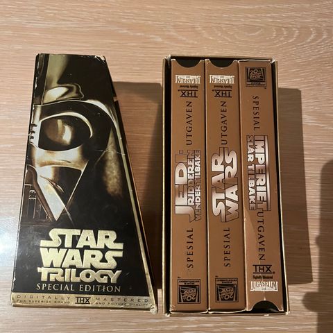 Star Wars triologien VHS