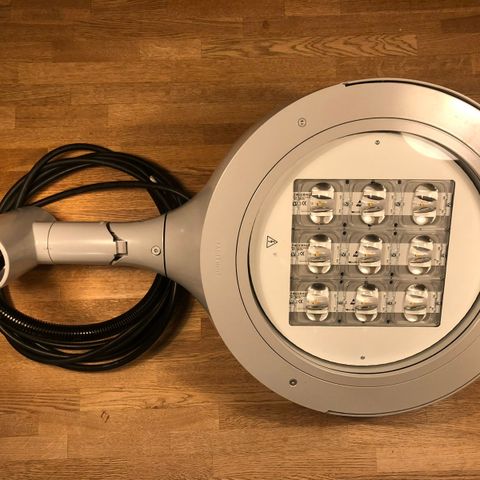 LED utelamper/gatelys. Fagerhult - Produsert i Sverige