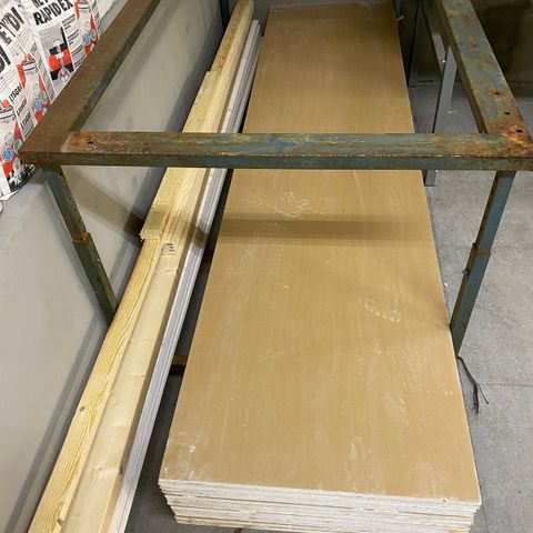 12,5x600x2400 mm Gipsplate gulv