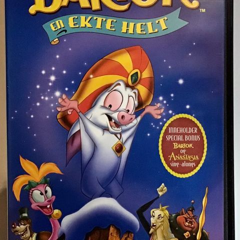 Bartok en ekte helt VHS ( vi synger og taler norsk)