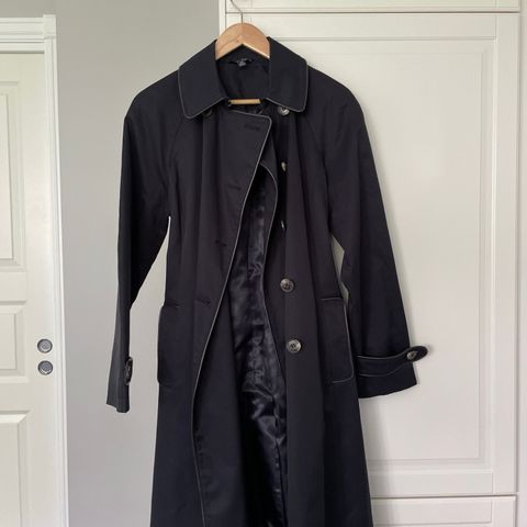 Lauren fra Ralph Lauren trenchcoat navy oversize str S