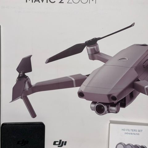 Dji Mavic 2 pro zoom m/ fly more kit + pakke