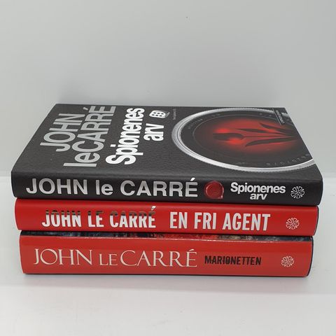 3 stk John Le Carré bøker