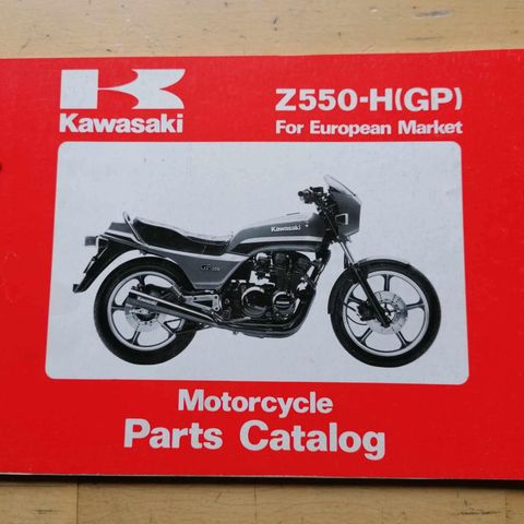 Kawasaki Z550 delekatalog.