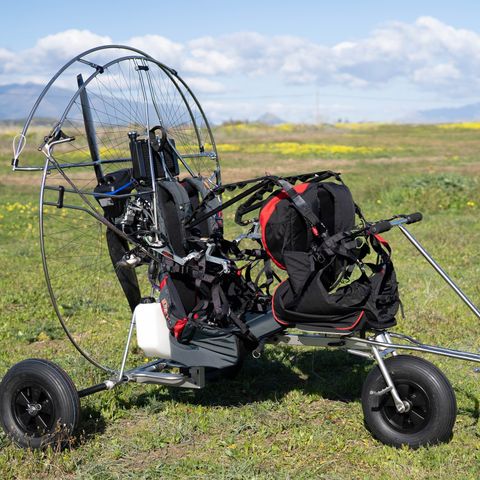 Paramotor PAP 1450 Moster 185 Plus med trike (hjulunderstell) - og tandemkit