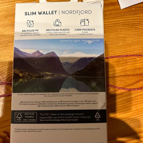 Nordfjord Wallet iPhone 14 pro