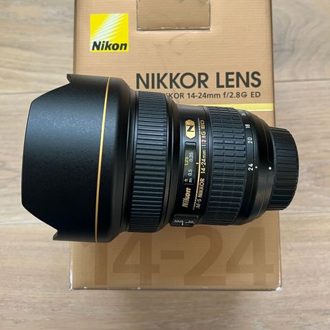 Nikon AF-S Nikkor 14-24mm 1:2.8G ED + Haida filter holder