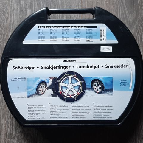 Kjettinger og batterilader