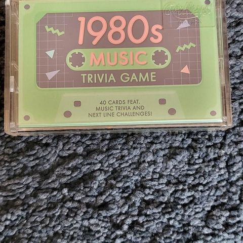 1980 kort spill med spørsmål
