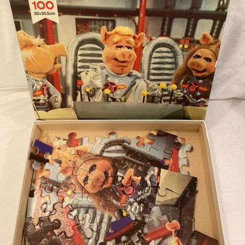 Vintage puslespill 100 deler: MUPPETS ‘Pigs in space’ Henson associates 1976/77