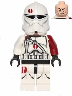Lego Star Wars Clone BARC trooper - yellowed